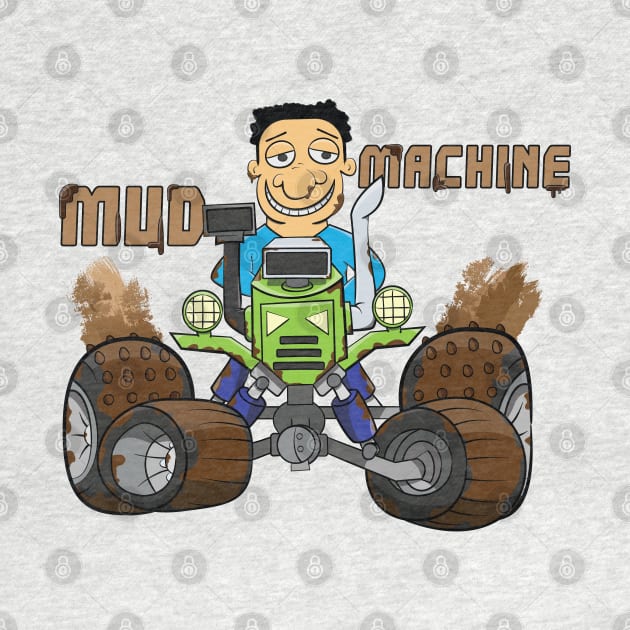 Mud Machine Off Road Truck Tractor by Dad n Son Designs